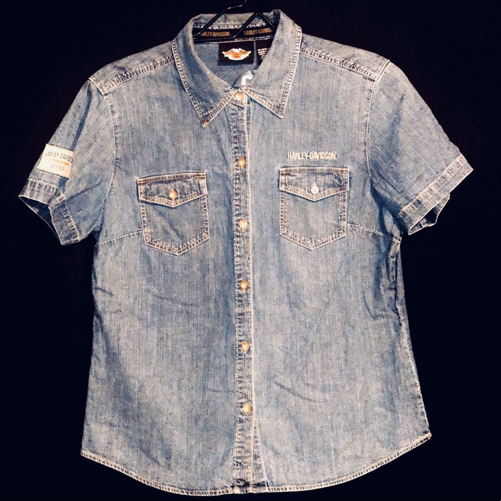 Harley Davidson Women’s Denim Button Up